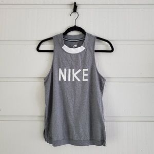 EUC Nike Muscle Tee Gray Size Small